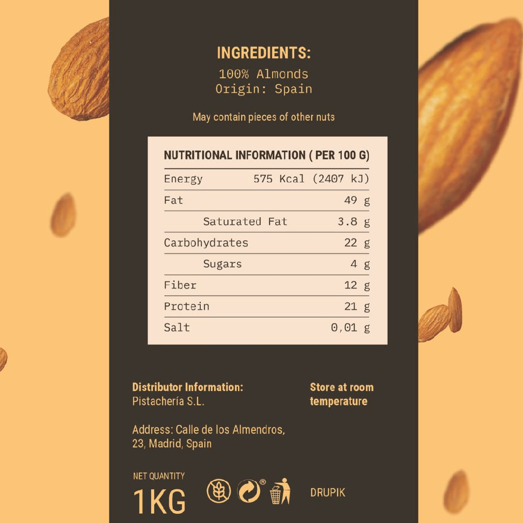 Drupik Granillo de almendra repelada
